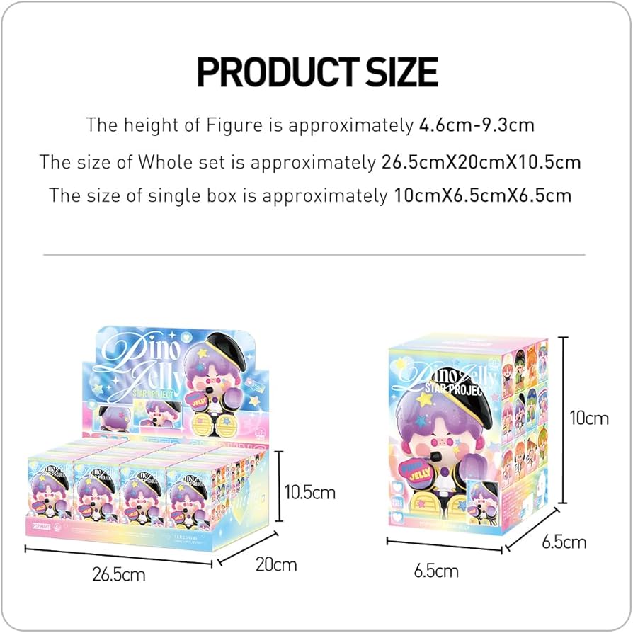 Amazon.co.jp: POP MART PINO JELLY Star Project シリーズ【アソート